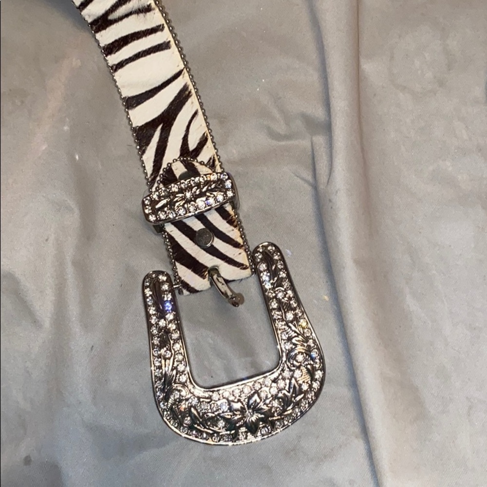 Diamond studded belt